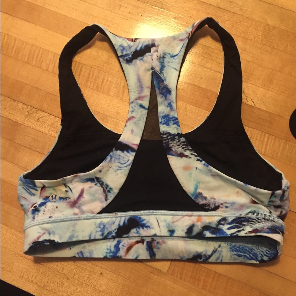 Lululemon Tie Dye Invigorate Sports Bra Size 8